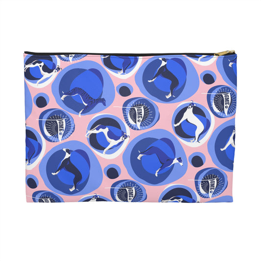Accessory Pouch | Greyhounds | Pink Bubble