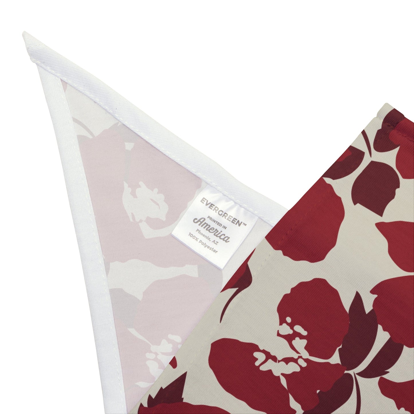 Pet Bandana | Maroon & White | Poppy
