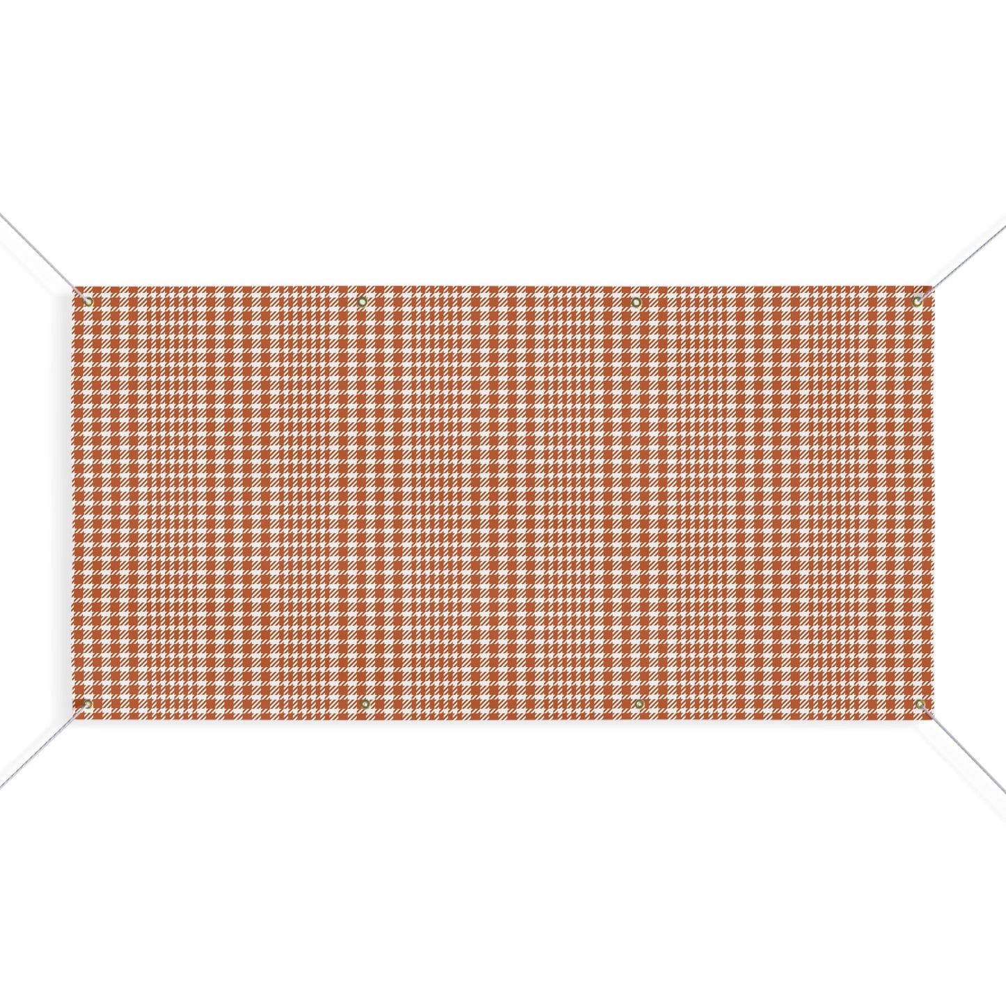 Banner | Dark Orange & White | Tweed