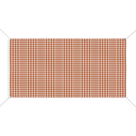 Banner | Dark Orange & White | Tweed