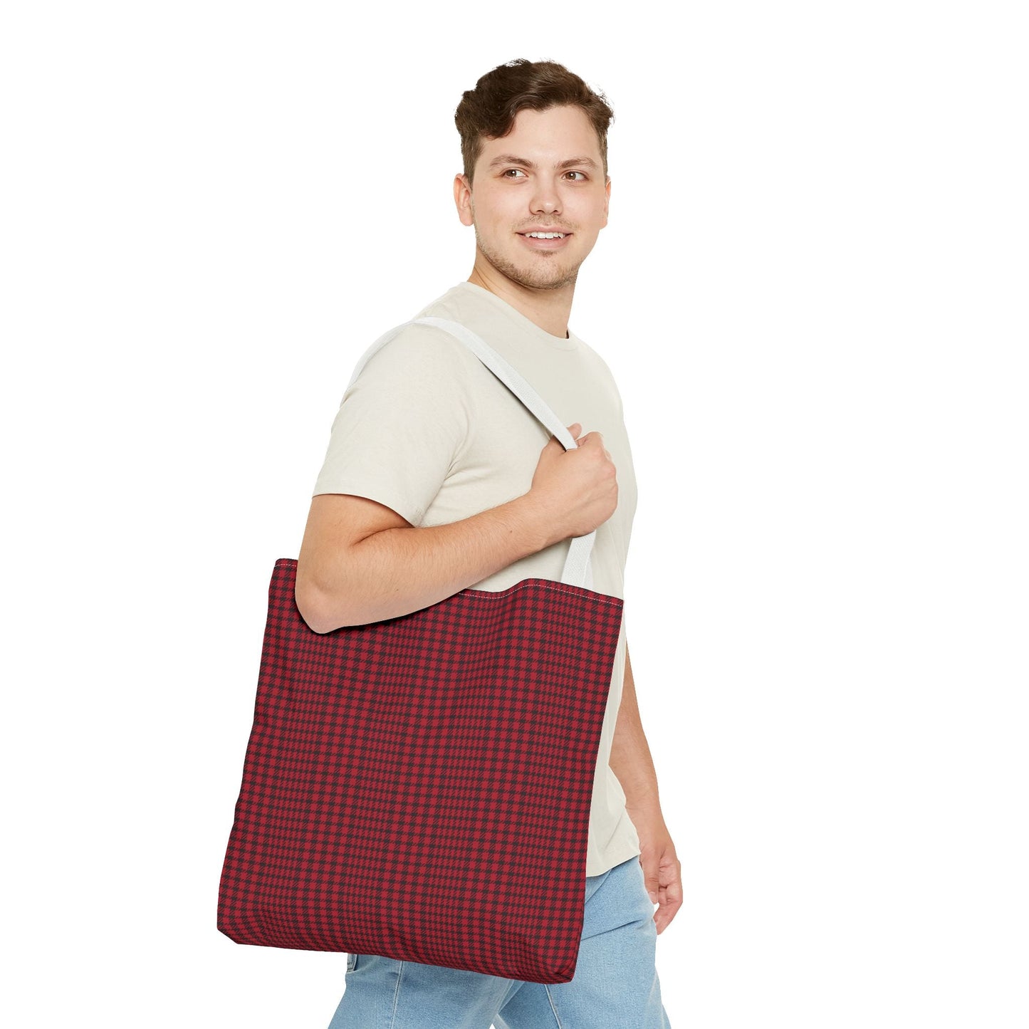 Totes | Red & Black | Tweed