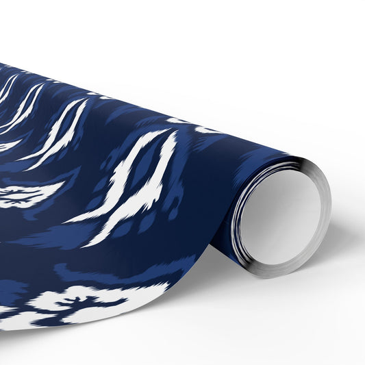 Gift Wrap | Navy & White | Ikat