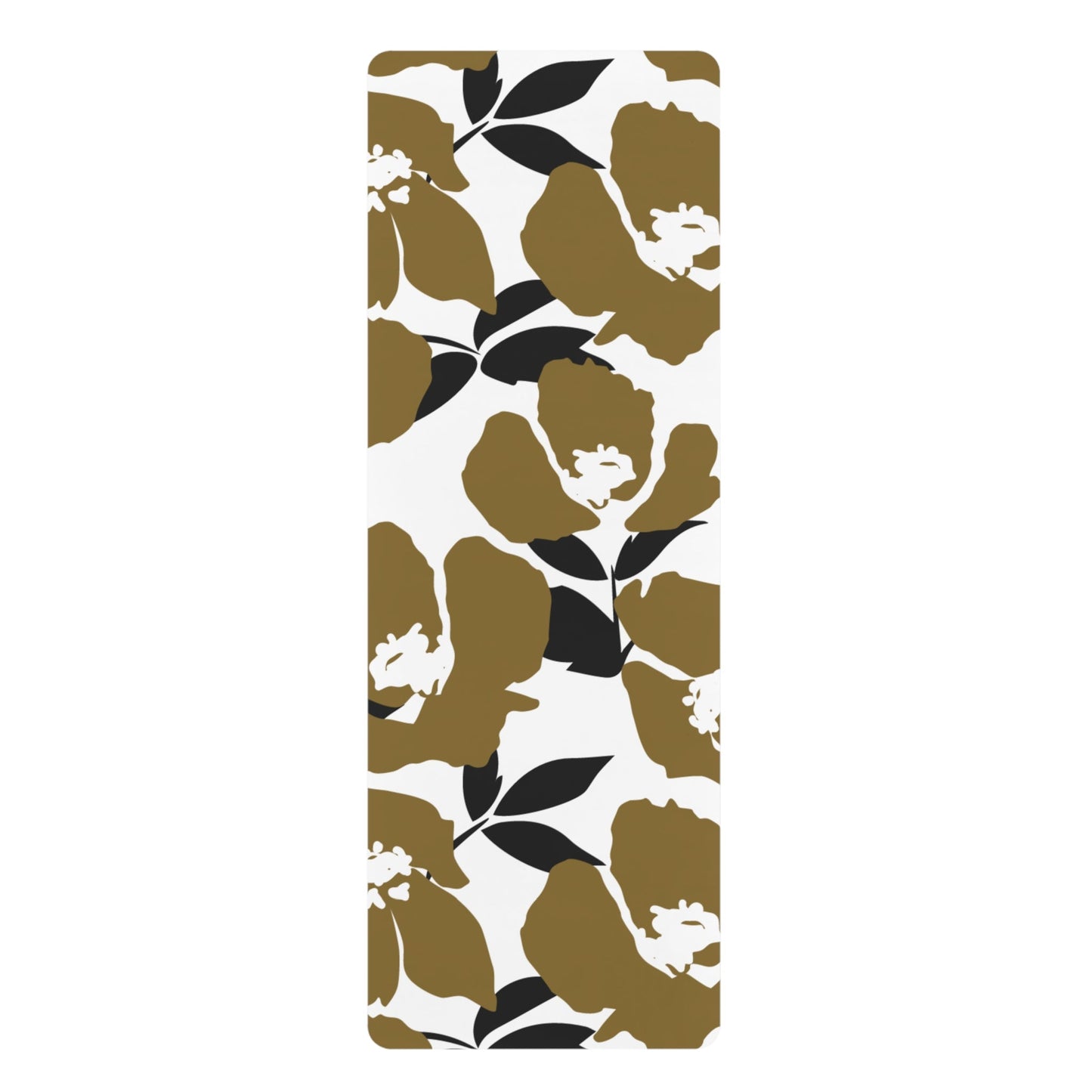 Yoga Mat | Black & Gold | Poppy