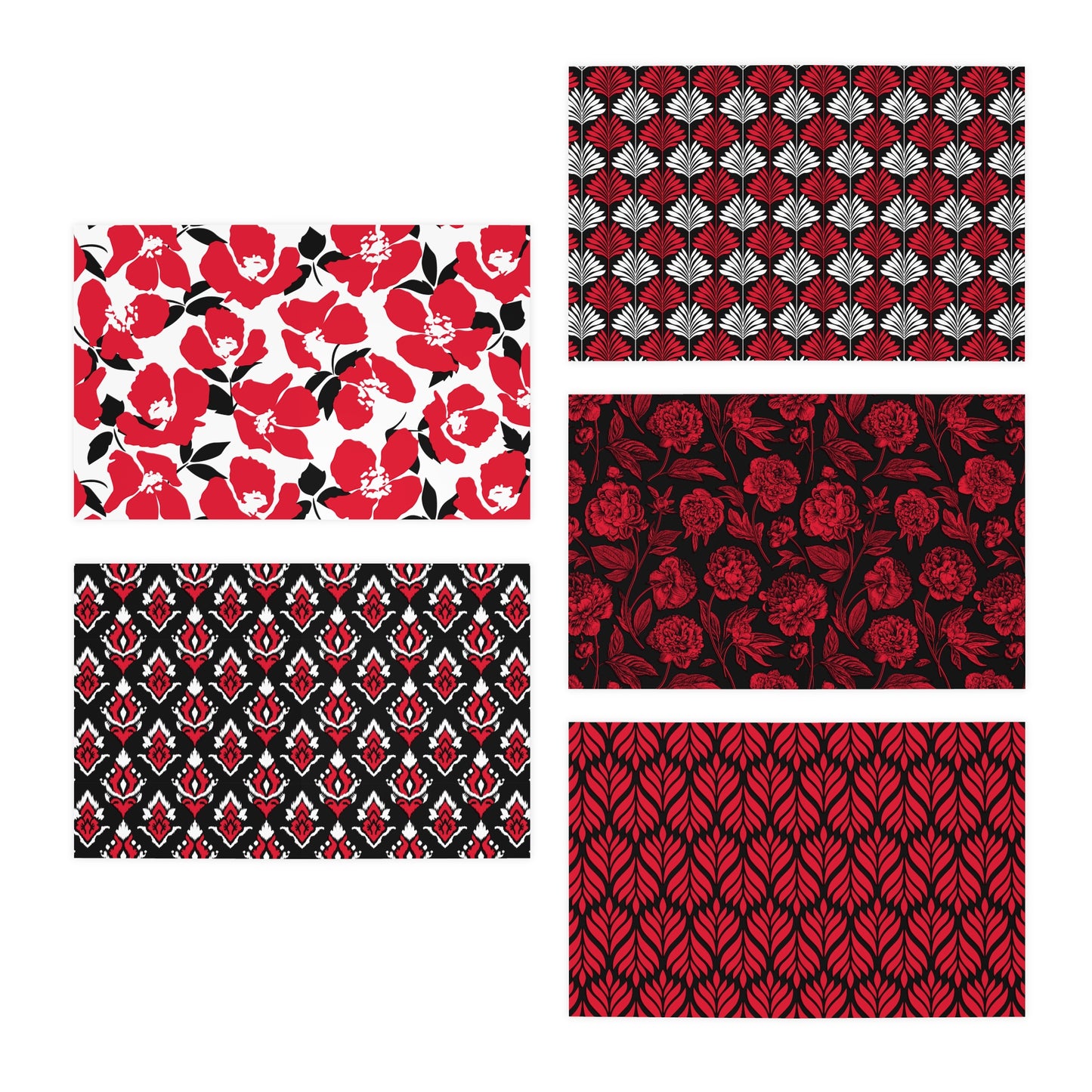 Multi-Design Note Cards, 5-Pack | New Brunswick, New Jersey