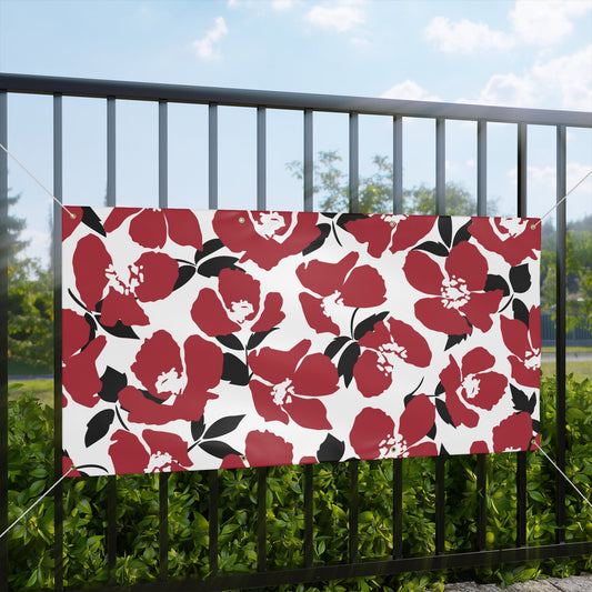 Banner | Red & Black | Poppy