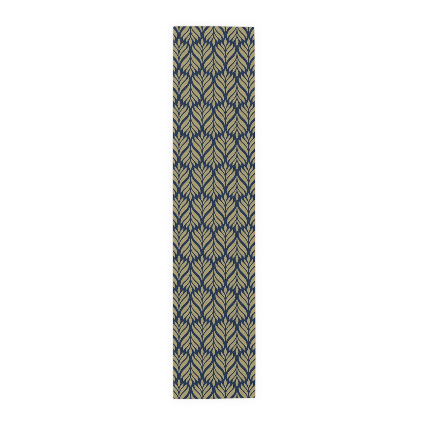 Table Runner | Blue & Gold | Palm