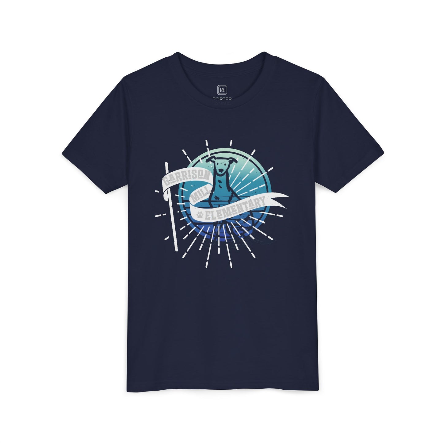 Youth Tee | Greyhounds | Teal Burst