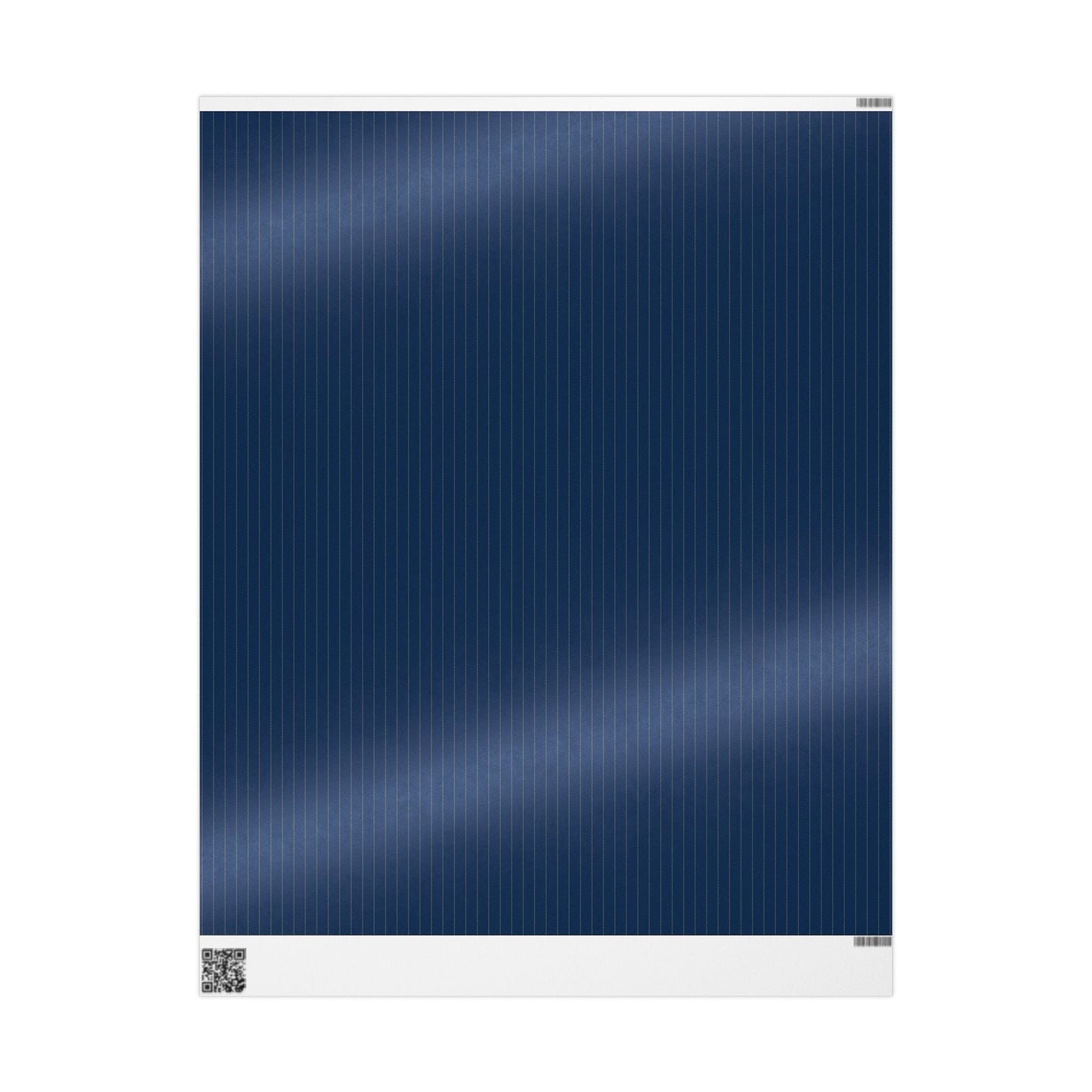 Gift Wrap | Blue & Gold | Pinstripe
