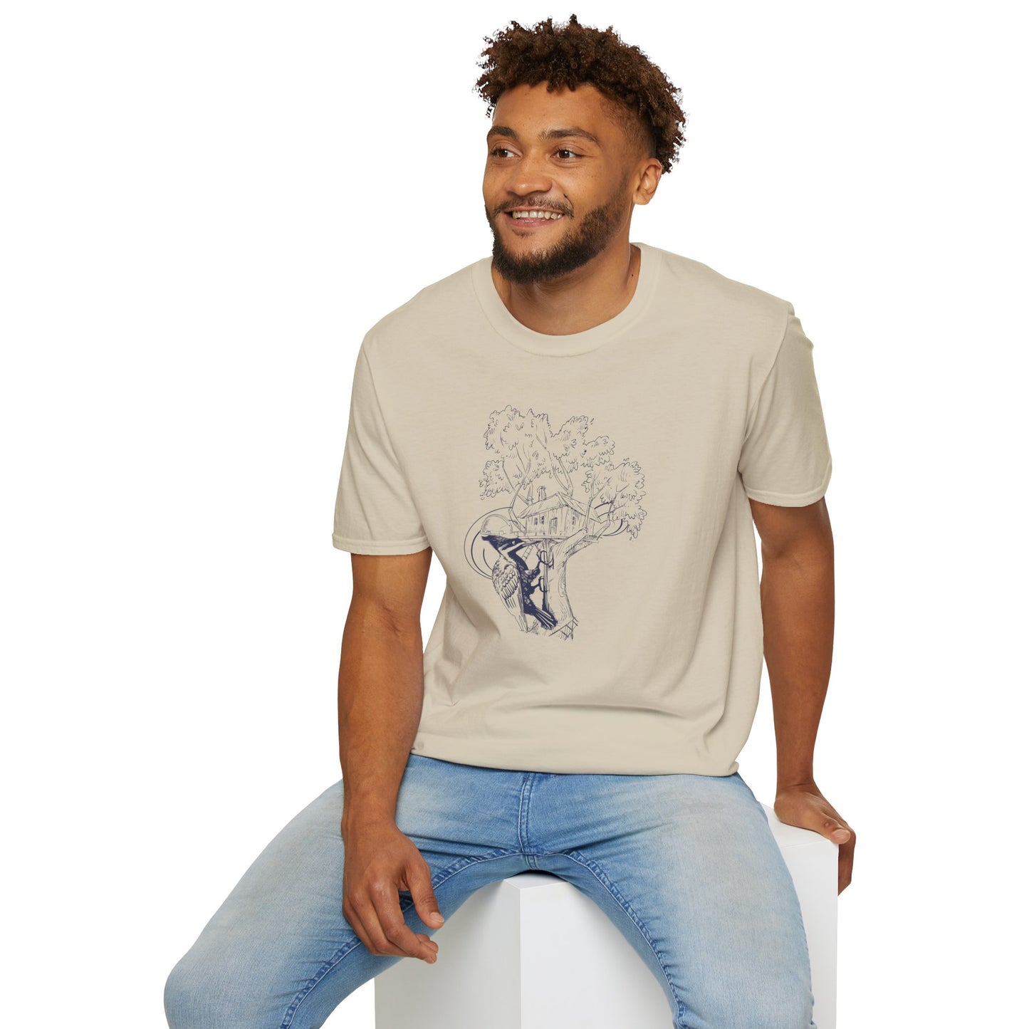 NYP Adult Tee | Woodpecker Construction