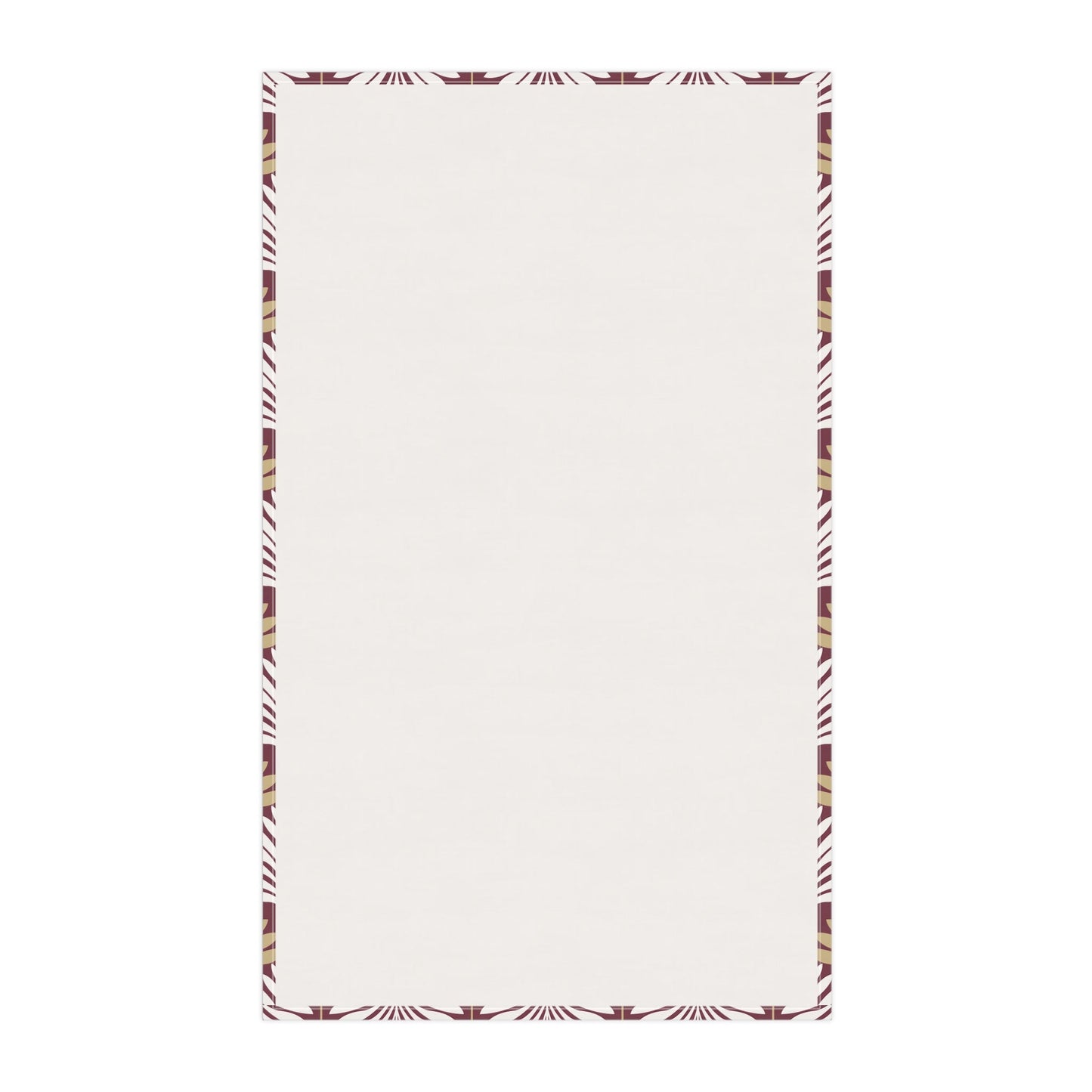 Tea Towels | Maroon & Gold | Deco