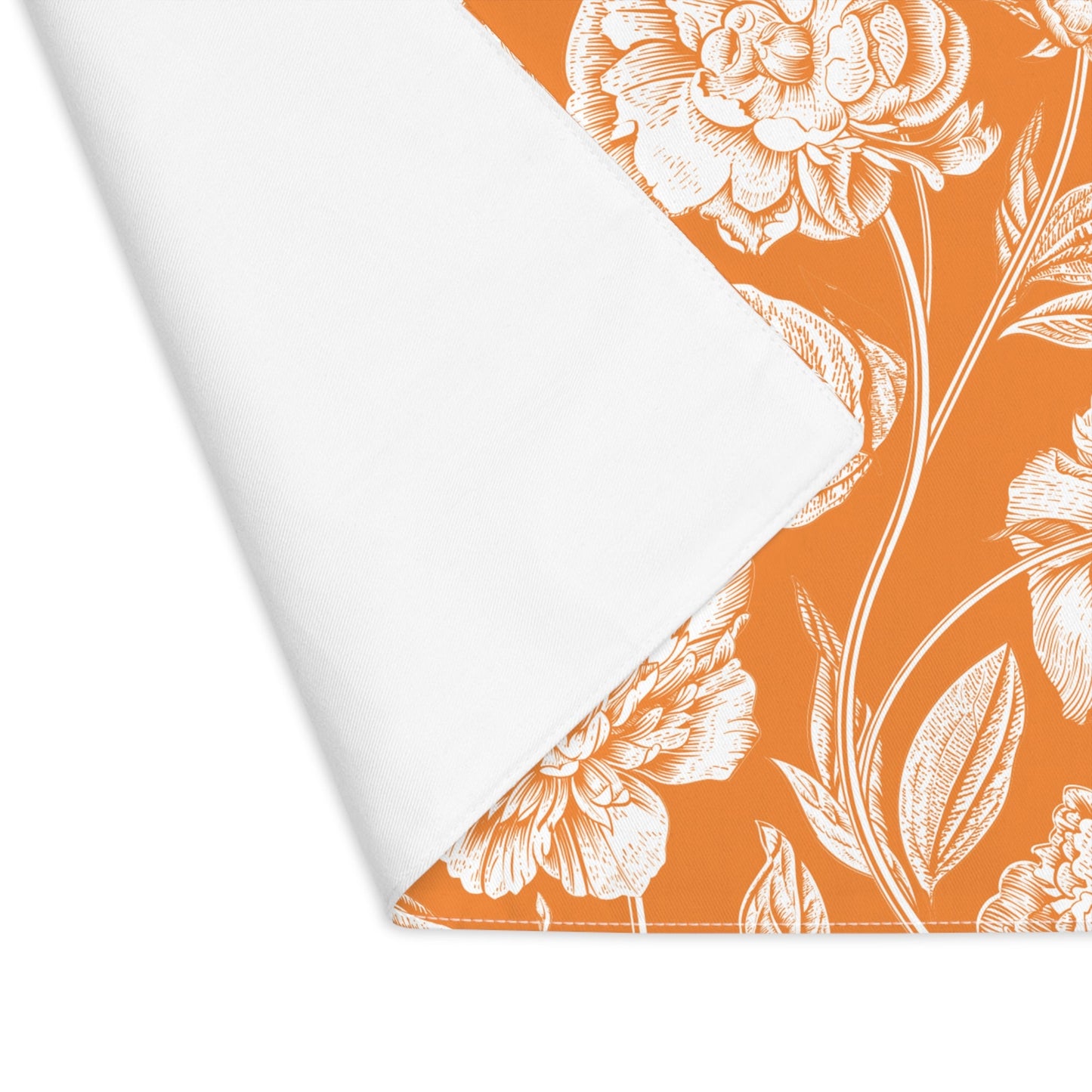 Placemat | Orange & White | Peony