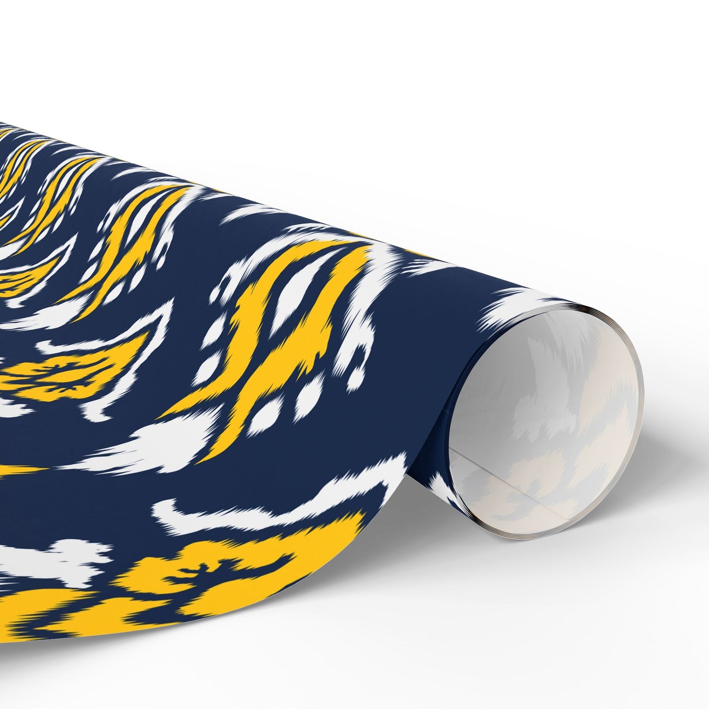 Gift Wrap | Yellow & Blue | Ikat