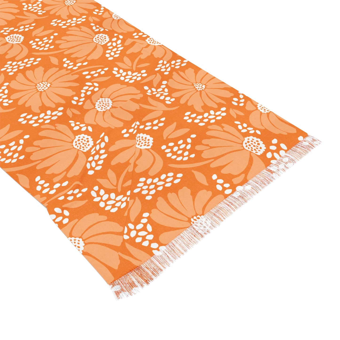 Scarf | Orange & White | Bellis