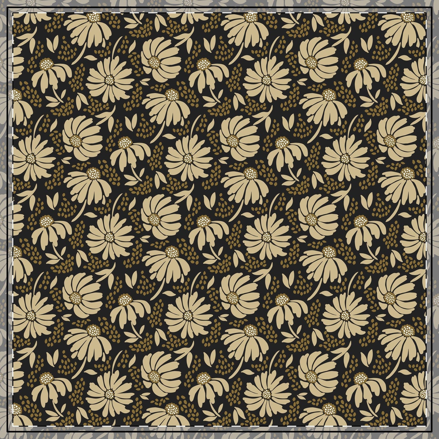 Tablecloth | Black & Gold | Bellis