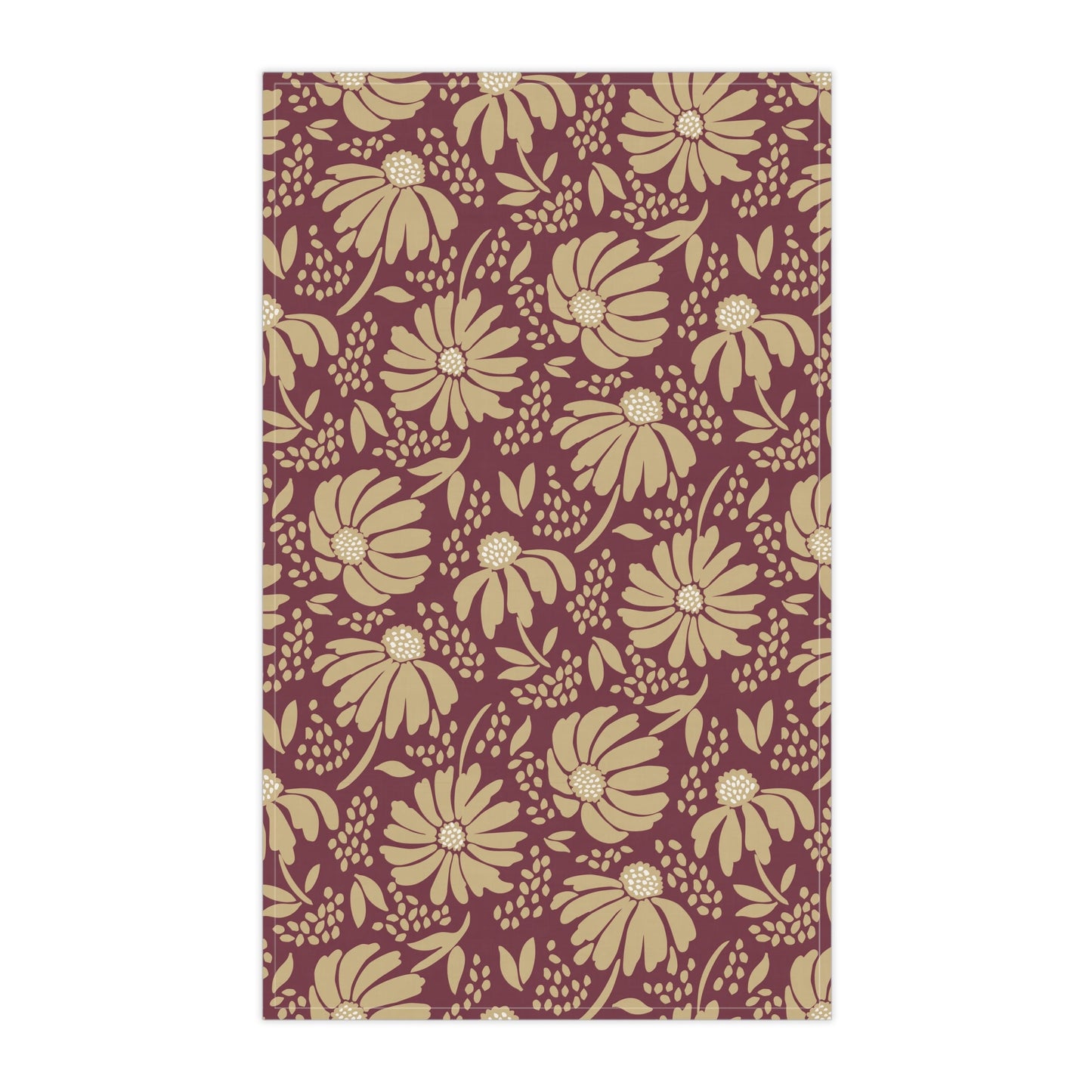 Tea Towels | Maroon & Gold | Bellis