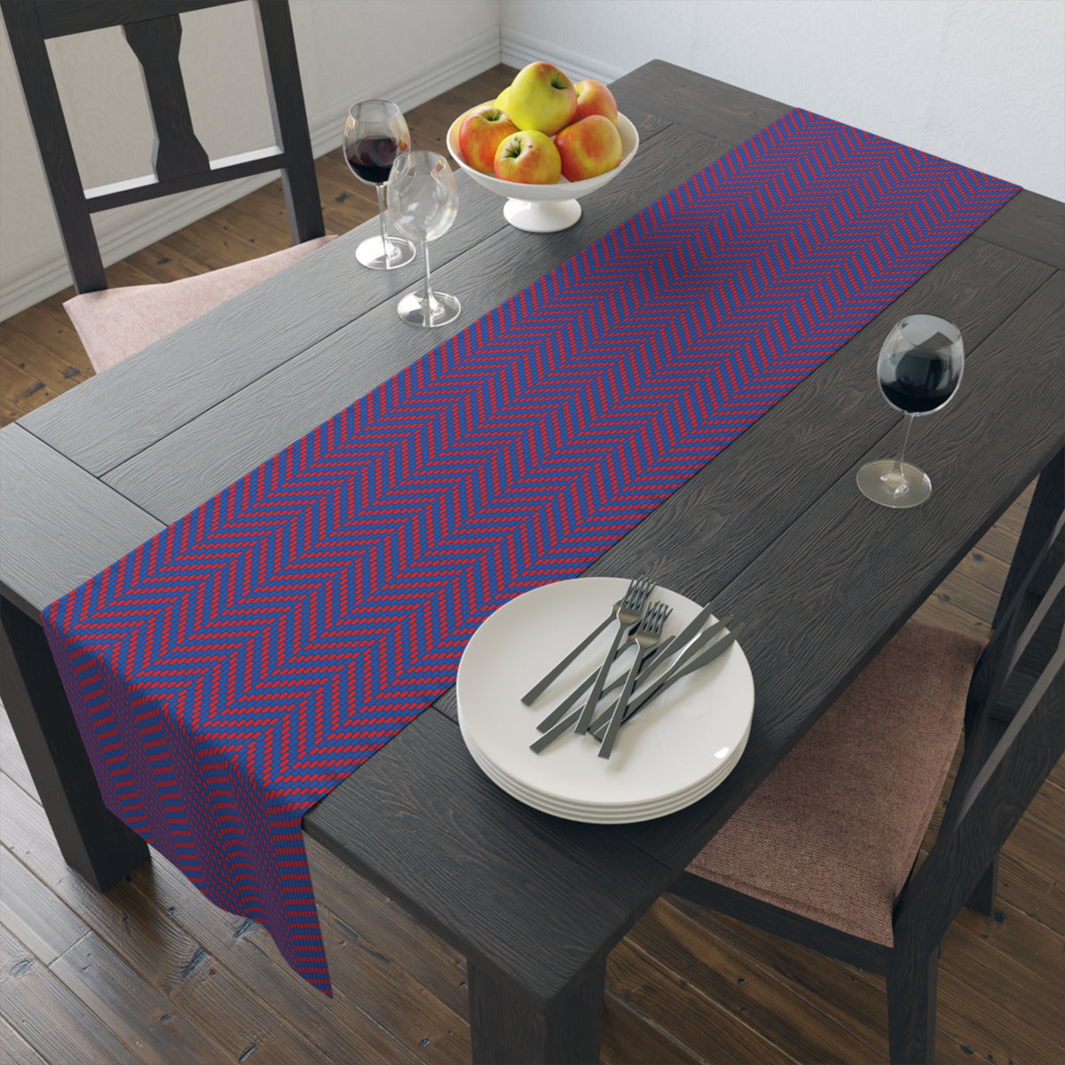 Table Runner | Lawrence, Kansas | Herringbone