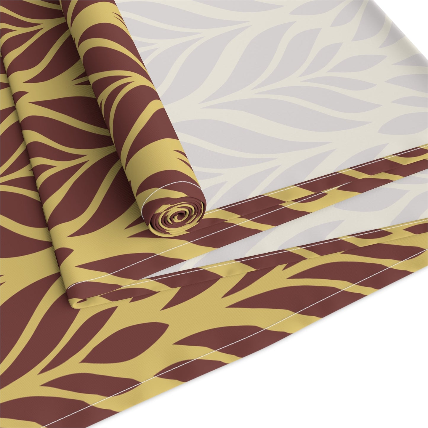 Table Runner | Red & Yellow | Palm