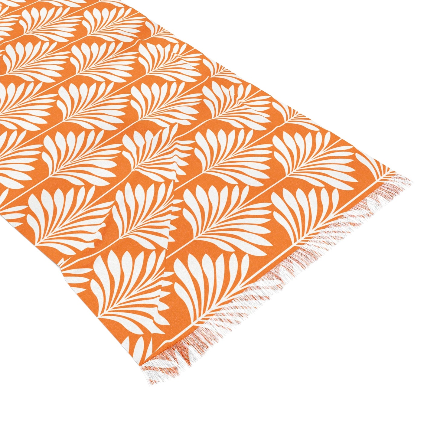 Scarf | Orange & White | Deco