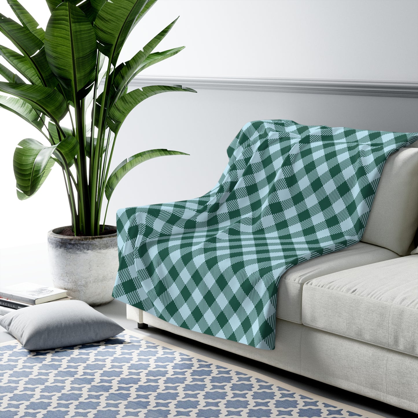 Sherpa Blanket | New Orleans, Louisiana | Gingham