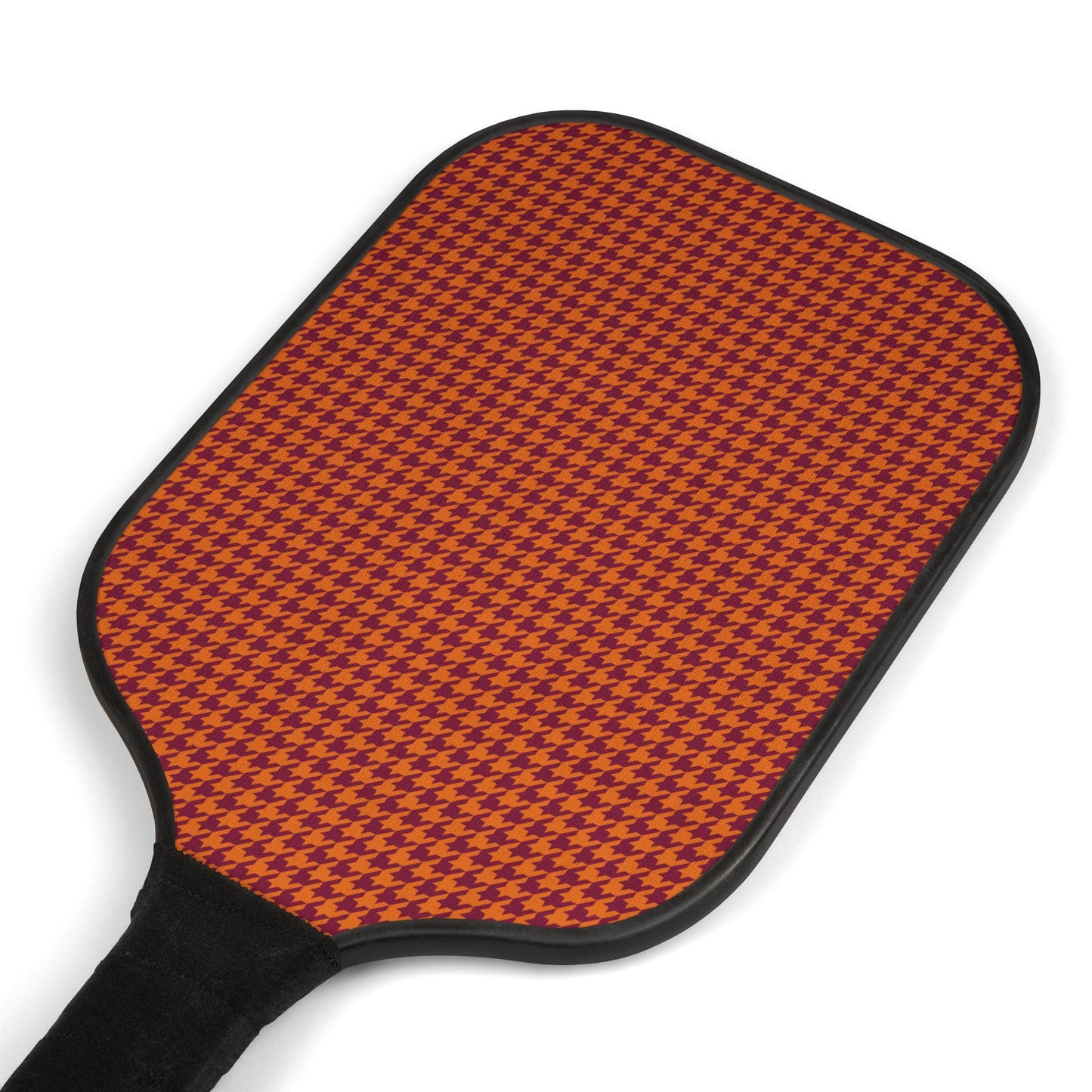 Pickleball Paddle Kit | Maroon & Orange | Houndstooth