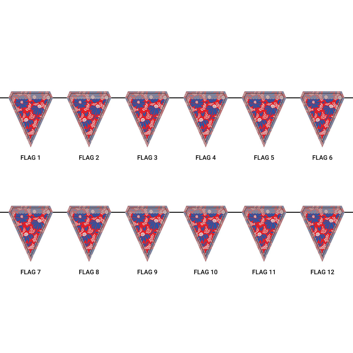 Flag Garland | Lawrence, Kansas | Bellis