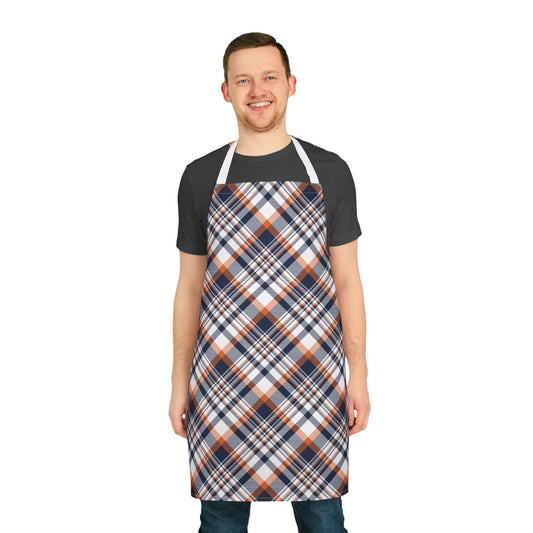 Apron | Orange & Blue | Tartan
