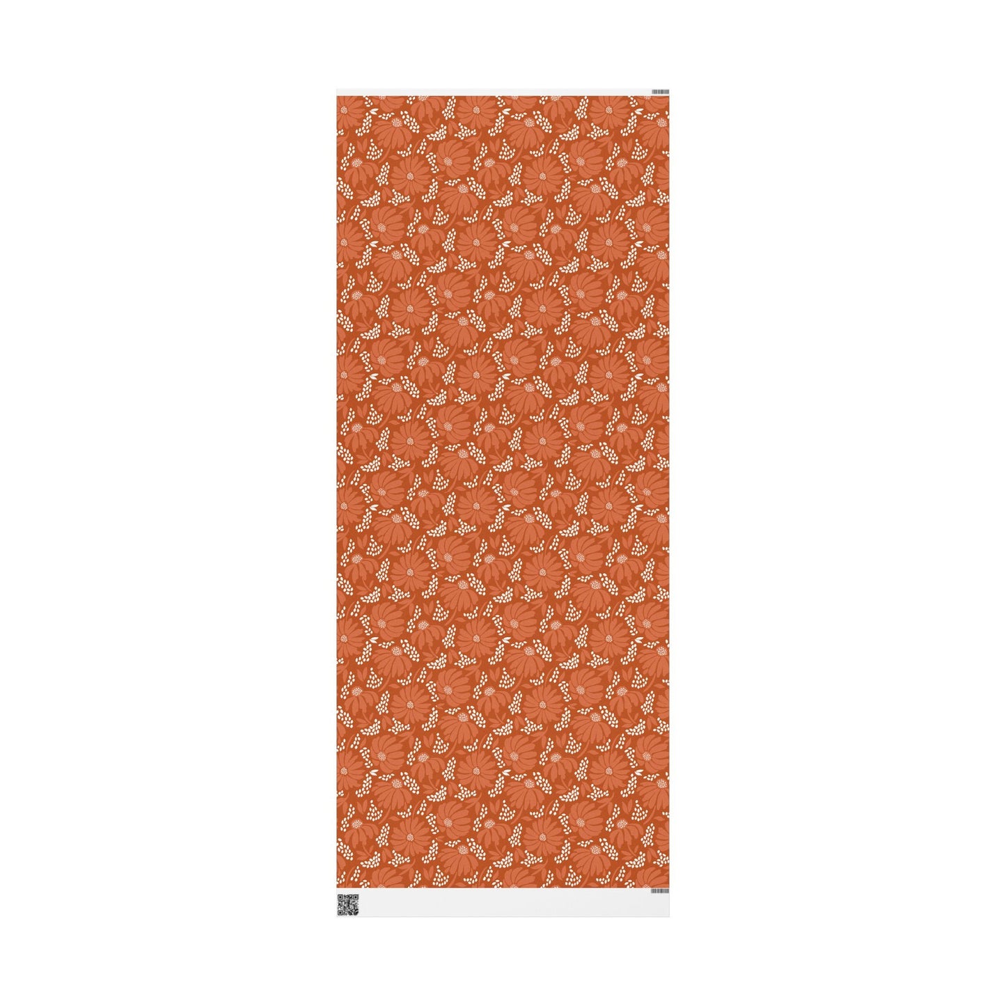 Gift Wrap | Dark Orange & White | Bellis