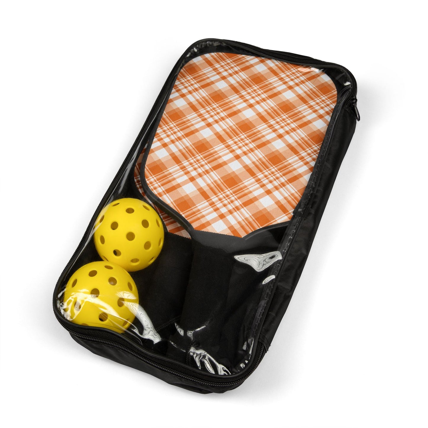 Pickleball Paddle Kit | Orange & White | Tartan