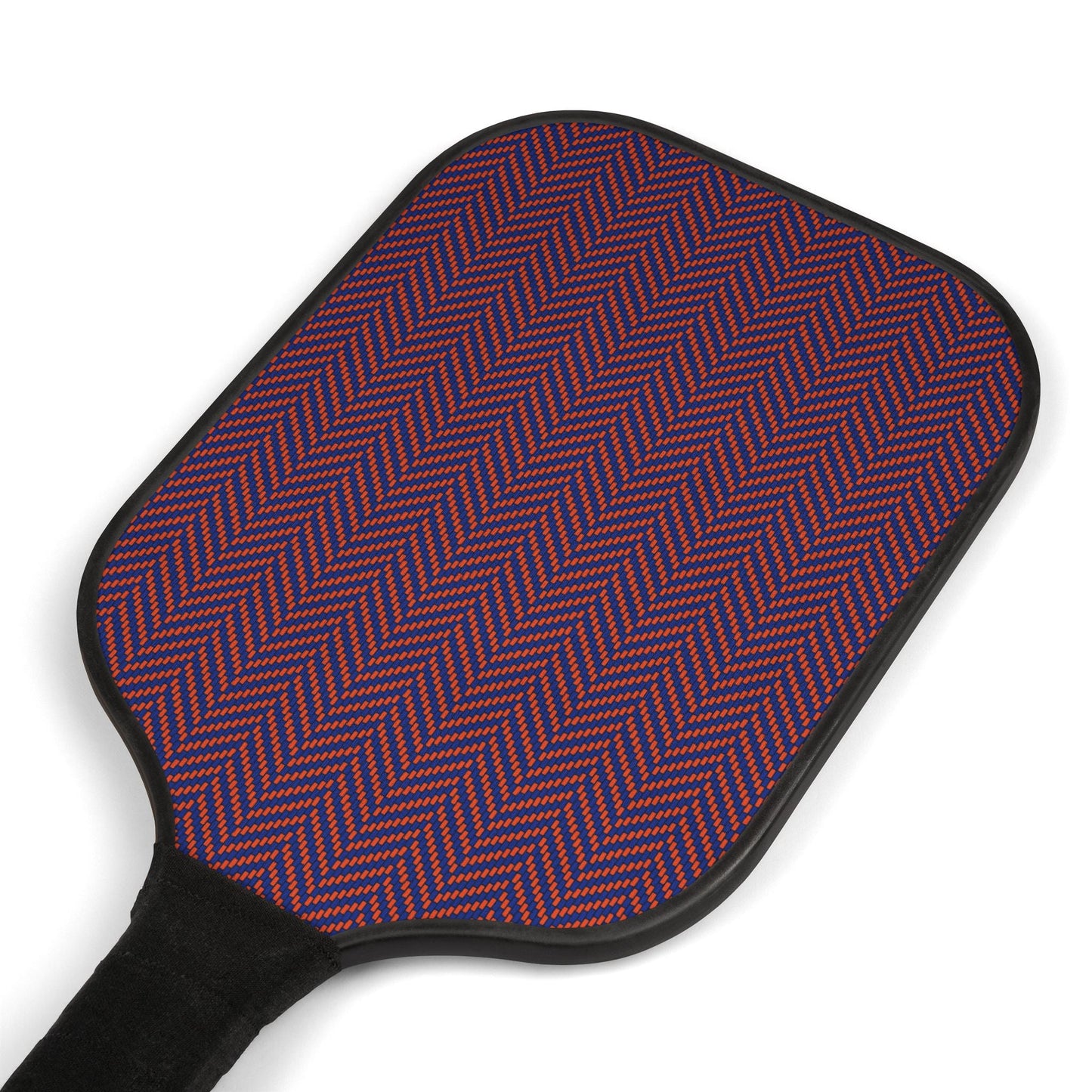 Pickleball Paddle Kit | Bright Blue & Orange | Herringbone