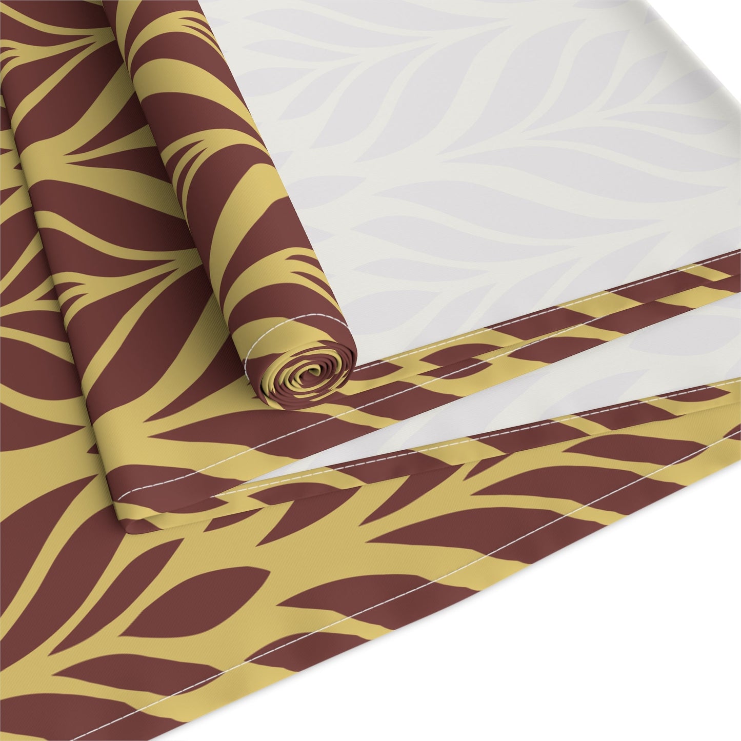 Table Runner | Red & Yellow | Palm