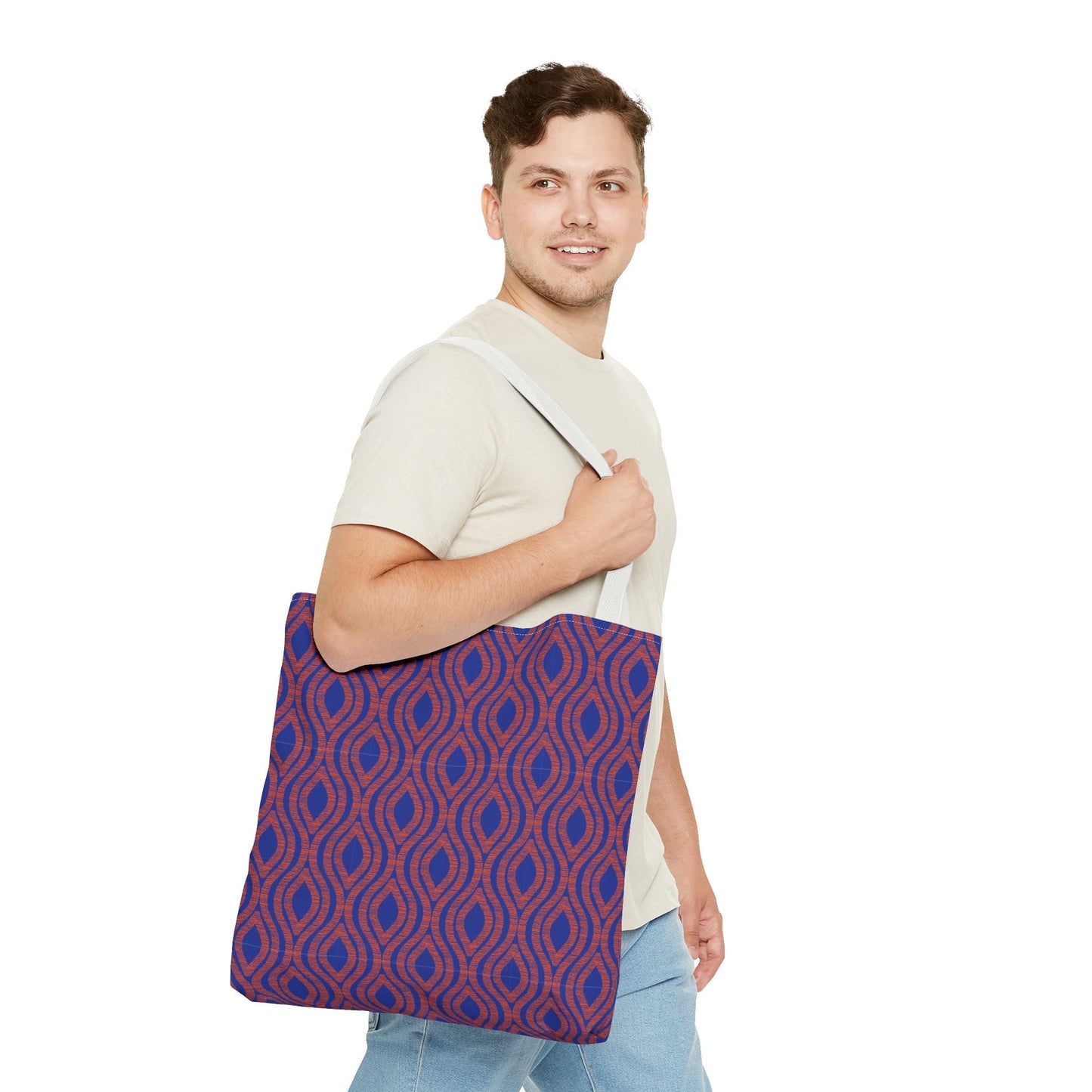 Tote Bag | Bright Blue & Orange | Ogee