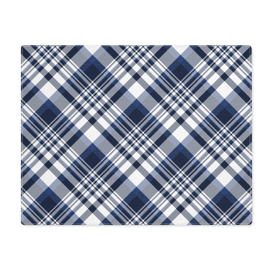 Placemat | Navy & White | Tartan