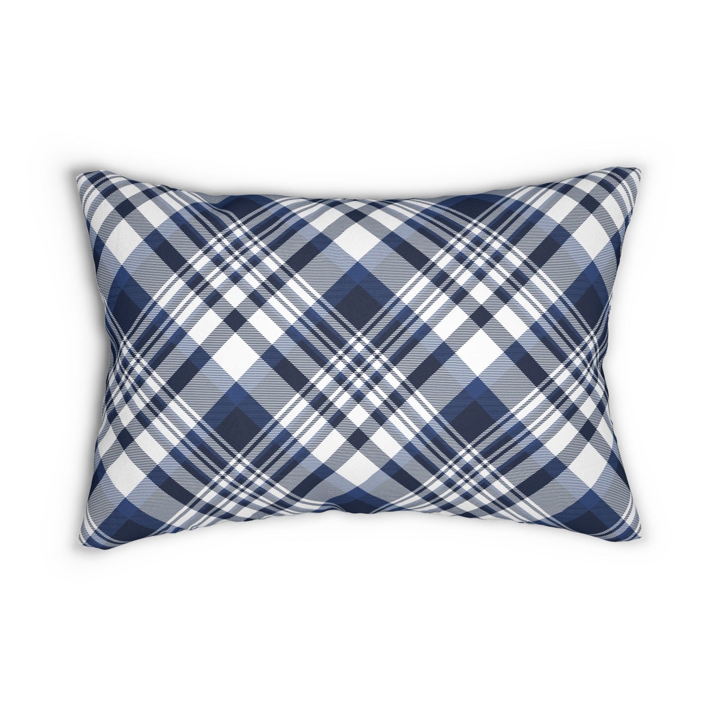 Pillow | Navy & White | Tartan