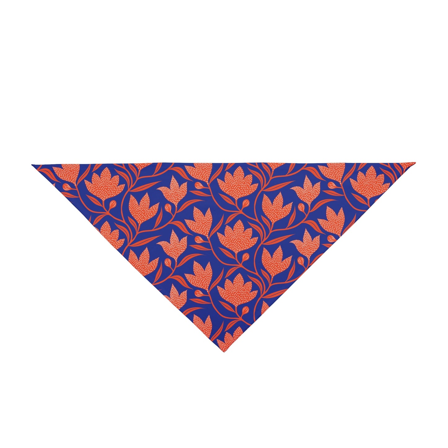 Pet Bandana | Bright Blue & Orange | Magnolia