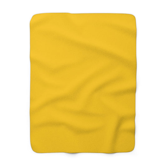 Sherpa Blanket | Yellow & Blue | Light