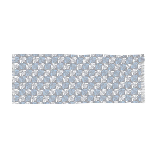 Scarf | Light Blue & White | Deco