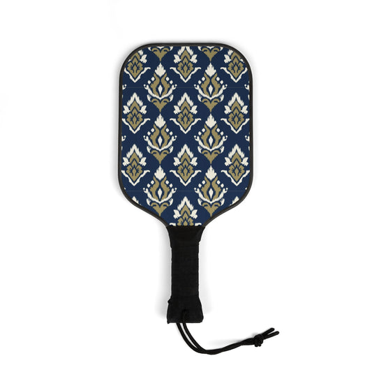 Pickleball Paddle Kit | Blue & Gold | Ikat