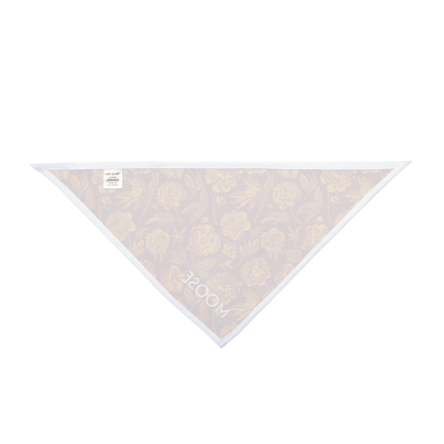 Pet Bandana- Personalized | Red & Yellow | Peony
