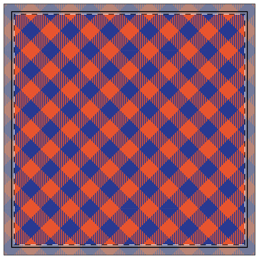 Napkin 4-set | Gainesville, Florida | Gingham