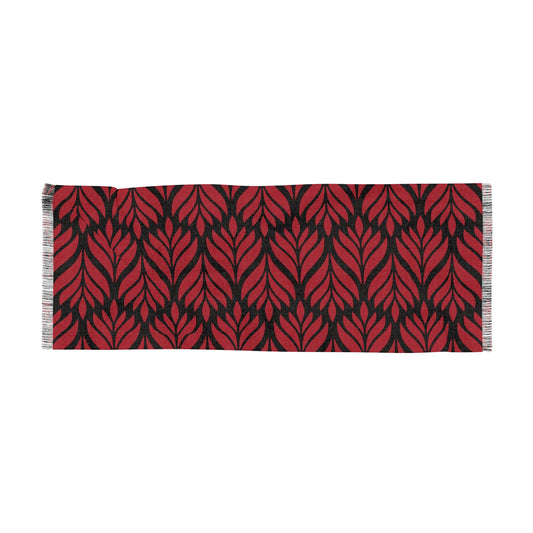 Scarf | Red & Black | Palm