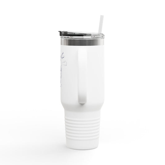 NYP 40oz Insulated Travel Mug with Handle | Rabbit Magician