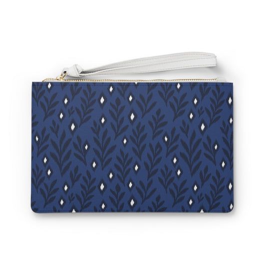 Clutch Bag | Navy & White | Laurel