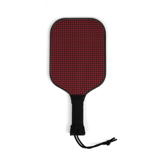 Pickleball Paddle Kit | Red & Black | Houndstooth