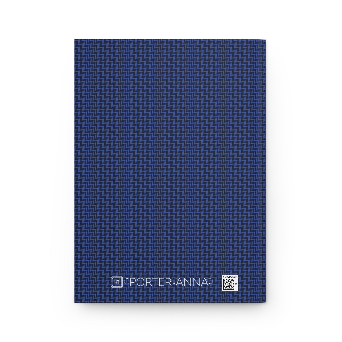 Monogram Journal | Greyhounds | Blue Tartan