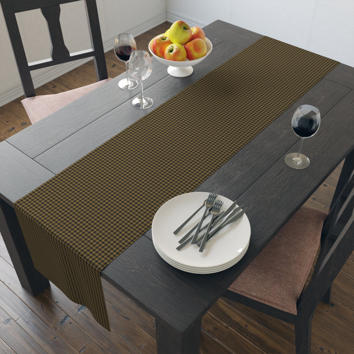 Table Runner | Winston Salem, North Carolina | Houndstooth