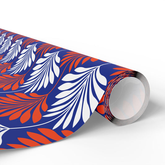 Gift Wrap | Bright Blue & Orange | Deco