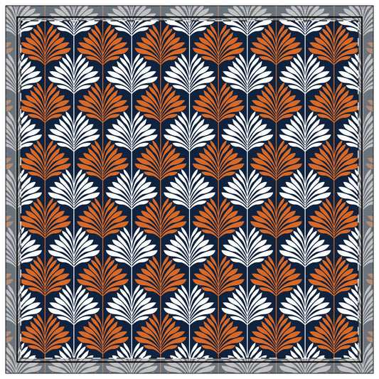 Napkins | Orange & Blue | Deco