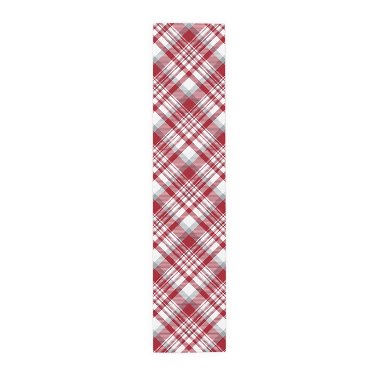 Table Runner | Red & Gray | Tartan