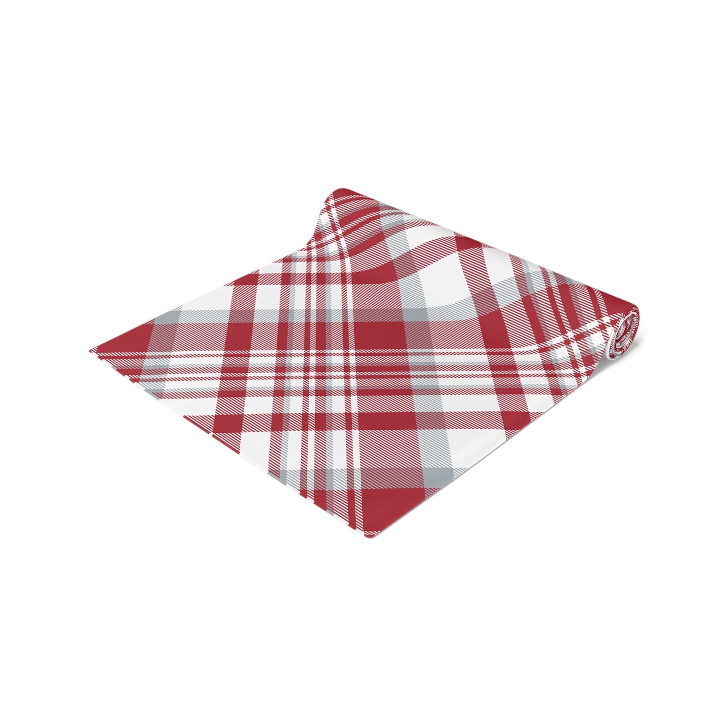 Table Runner | Red & Gray | Tartan