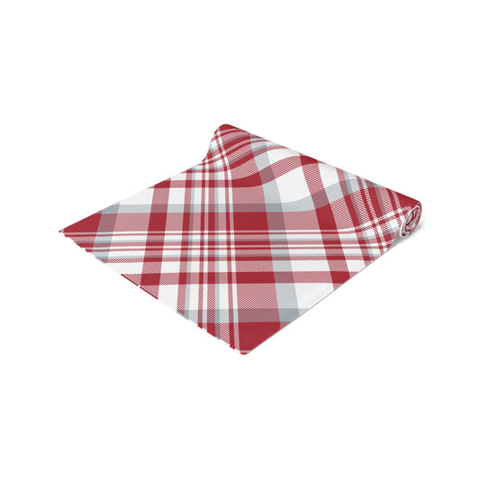 Table Runner | Red & Gray | Tartan